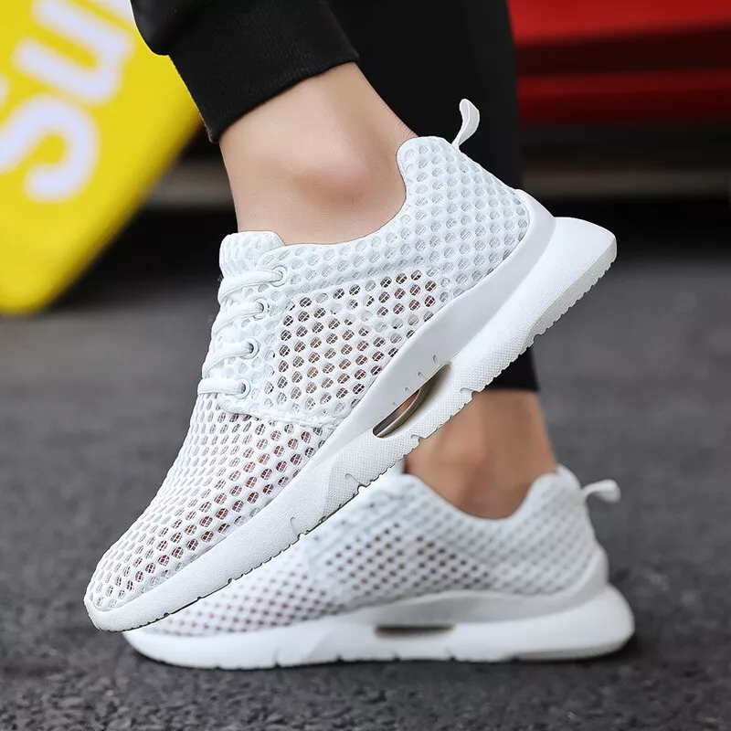 breathable mesh trainers