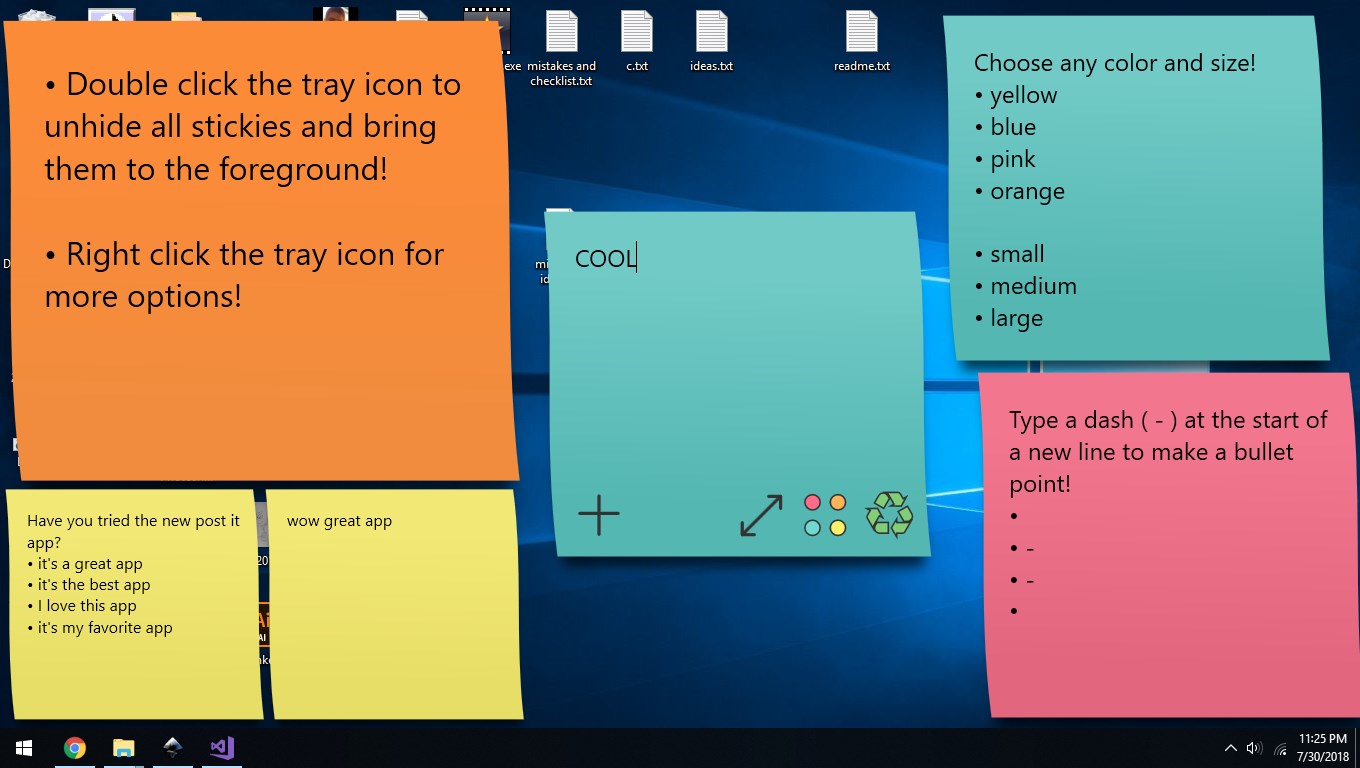 sticky notes microsoft