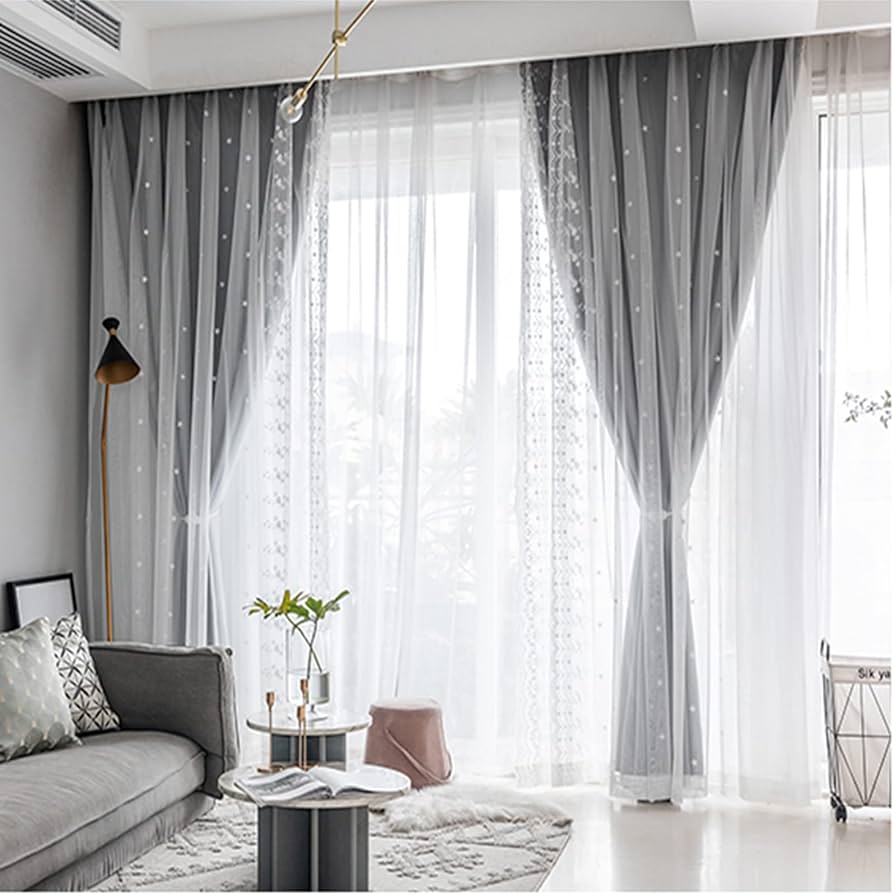 long voile curtains