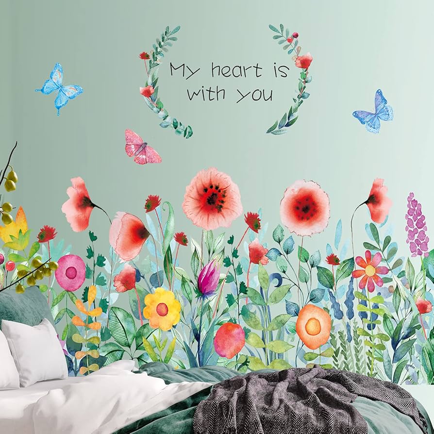 amazon wall stickers flowers