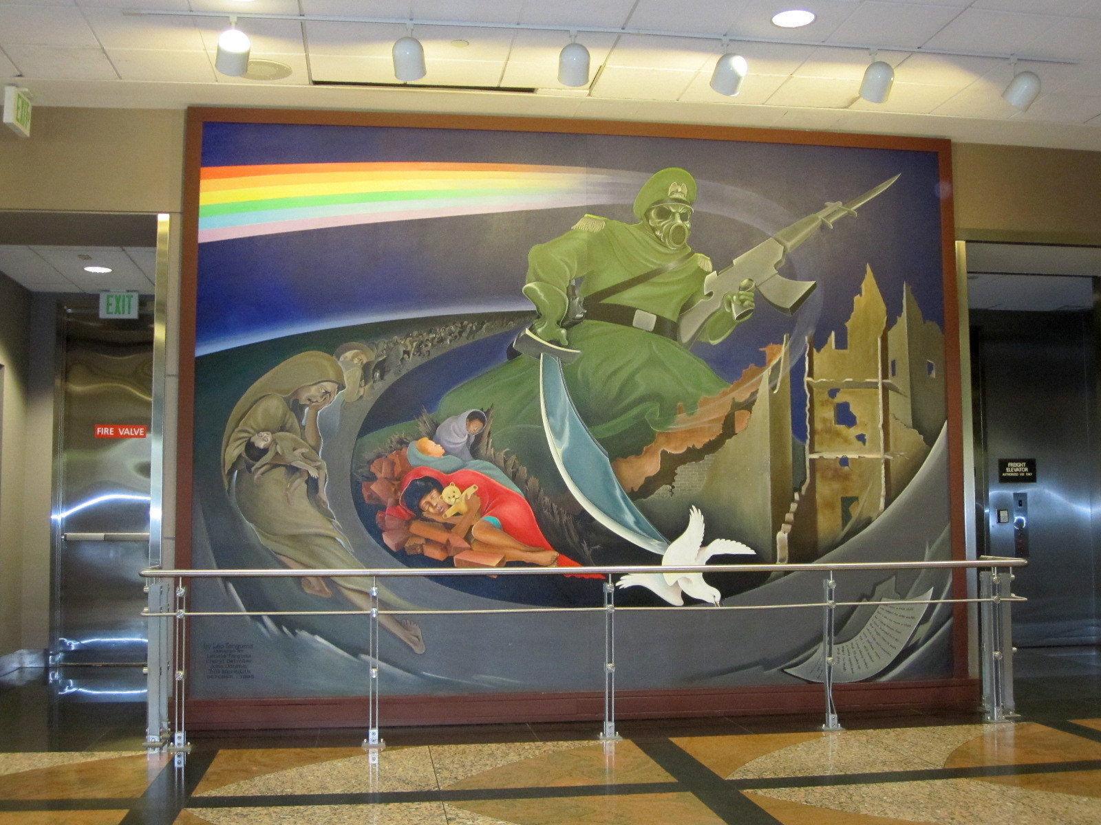 denver airport murals