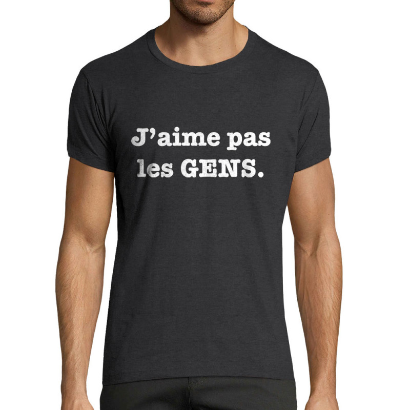 tee shirt jaime pas les gens