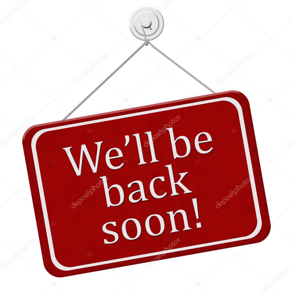 be back soon en español