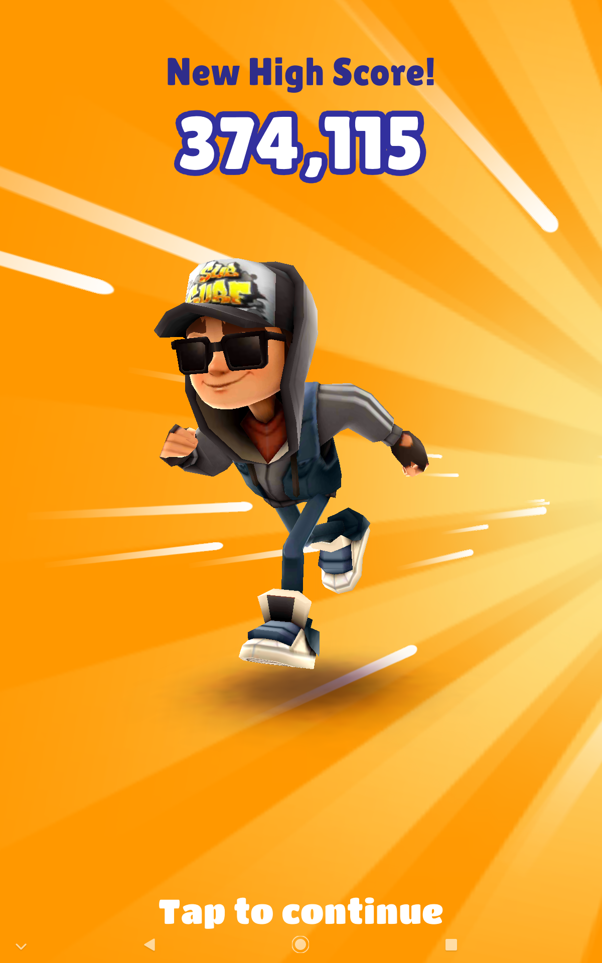 highest score for subway surfers