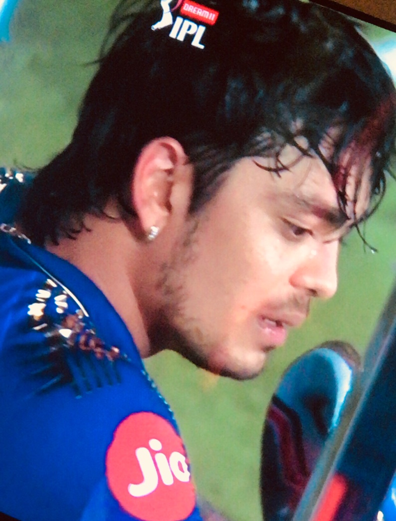 ishan kishan long hair