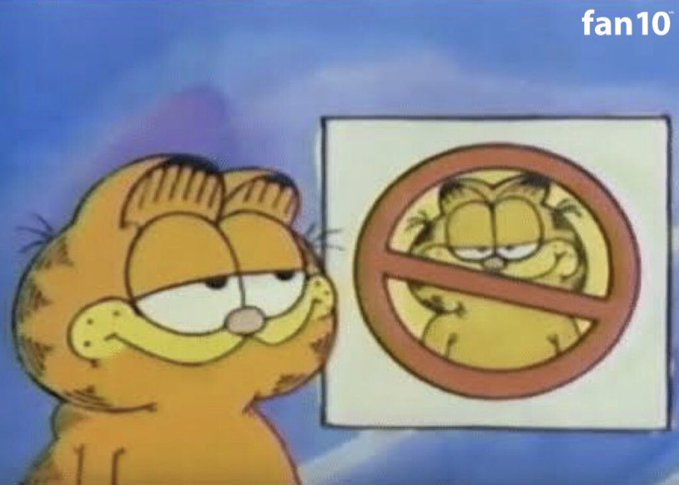 garfield meme prohibido