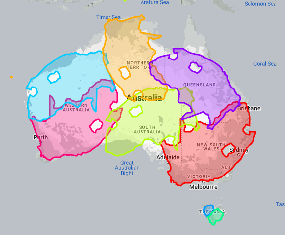 time difference south africa australia