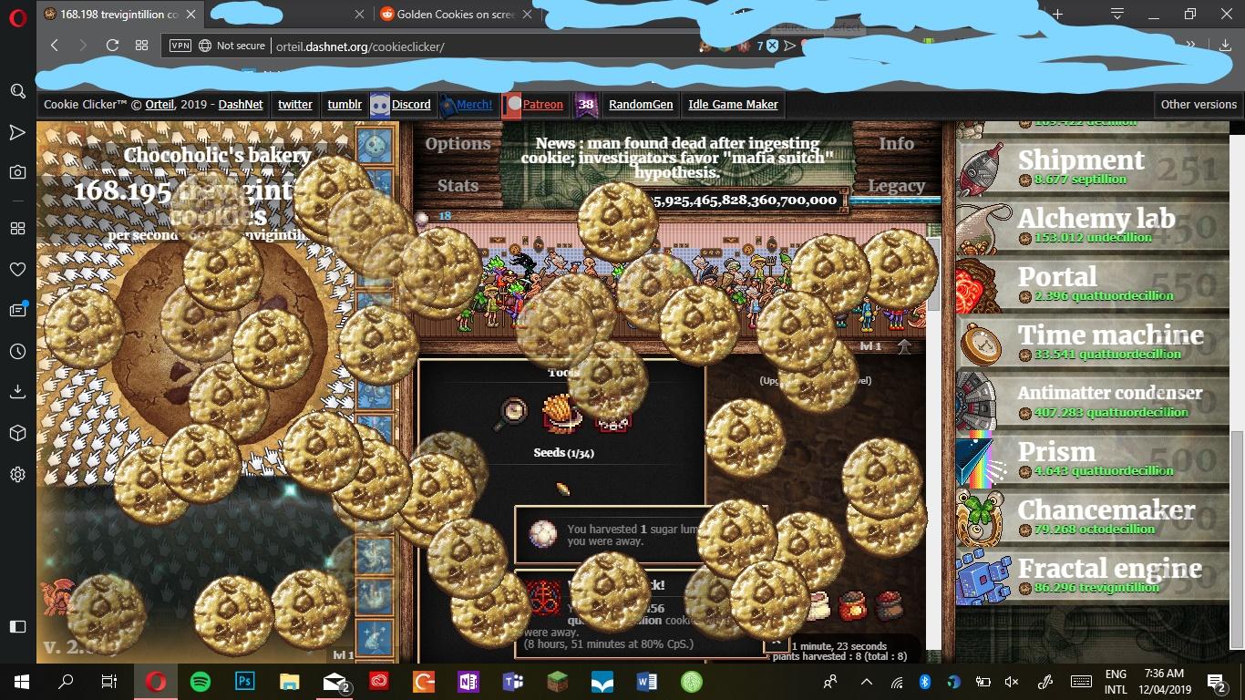 golden cookies cookie clicker