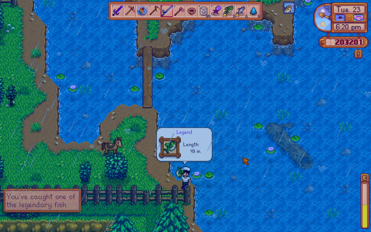 stardew legendary fish guide