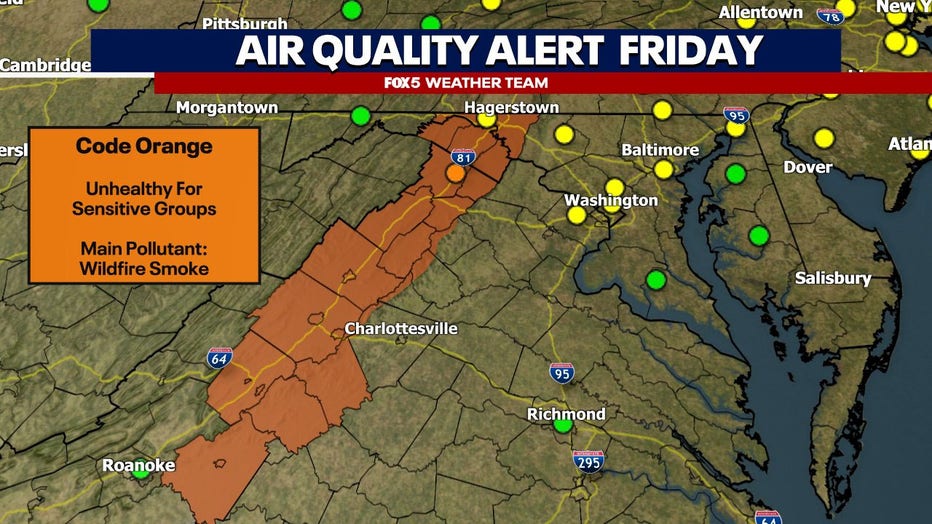 air quality in winchester va today