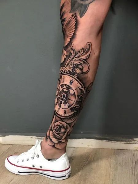 male leg tattoo ideas