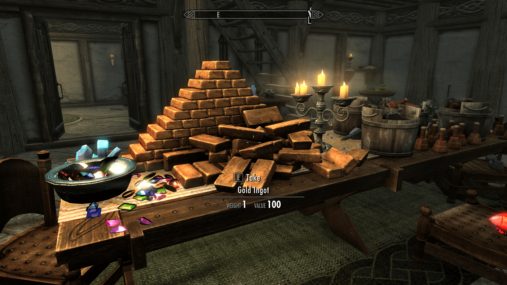 skyrim gold ingot