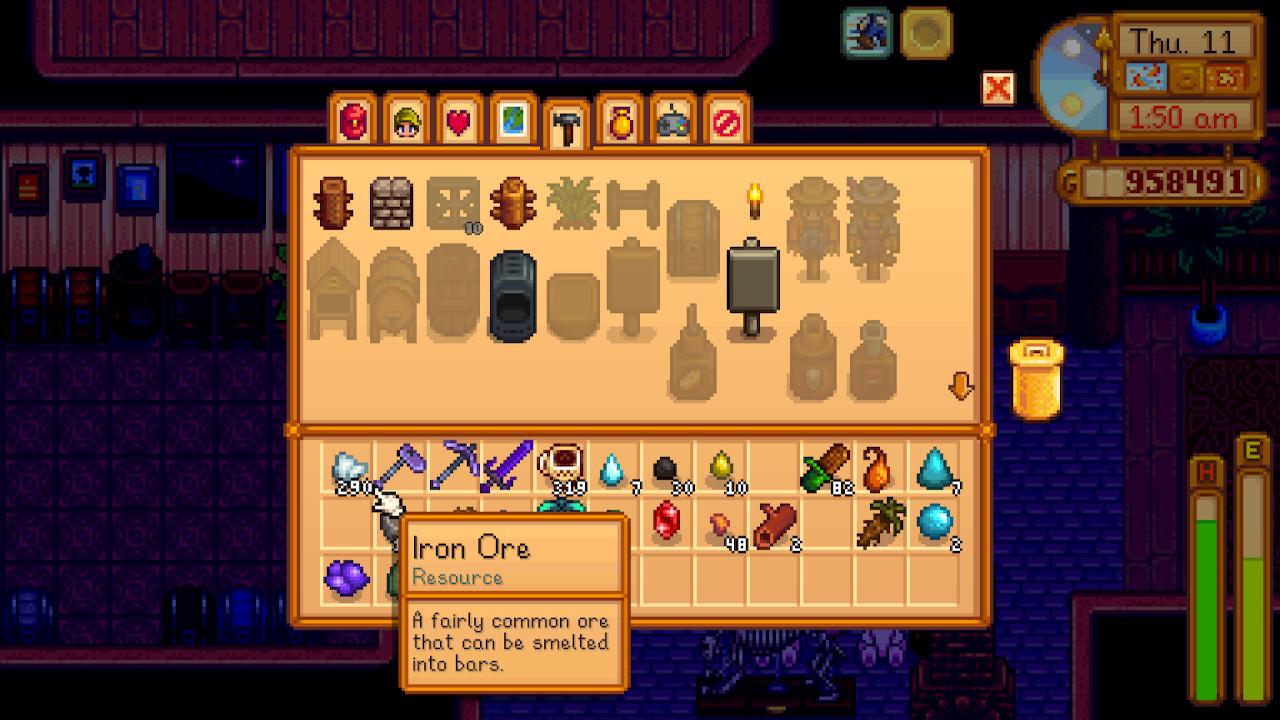 iron ore stardew