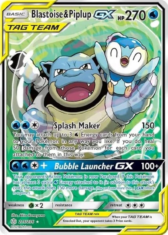 blastoise and piplup gx