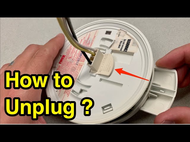 how to unplug a fire alarm