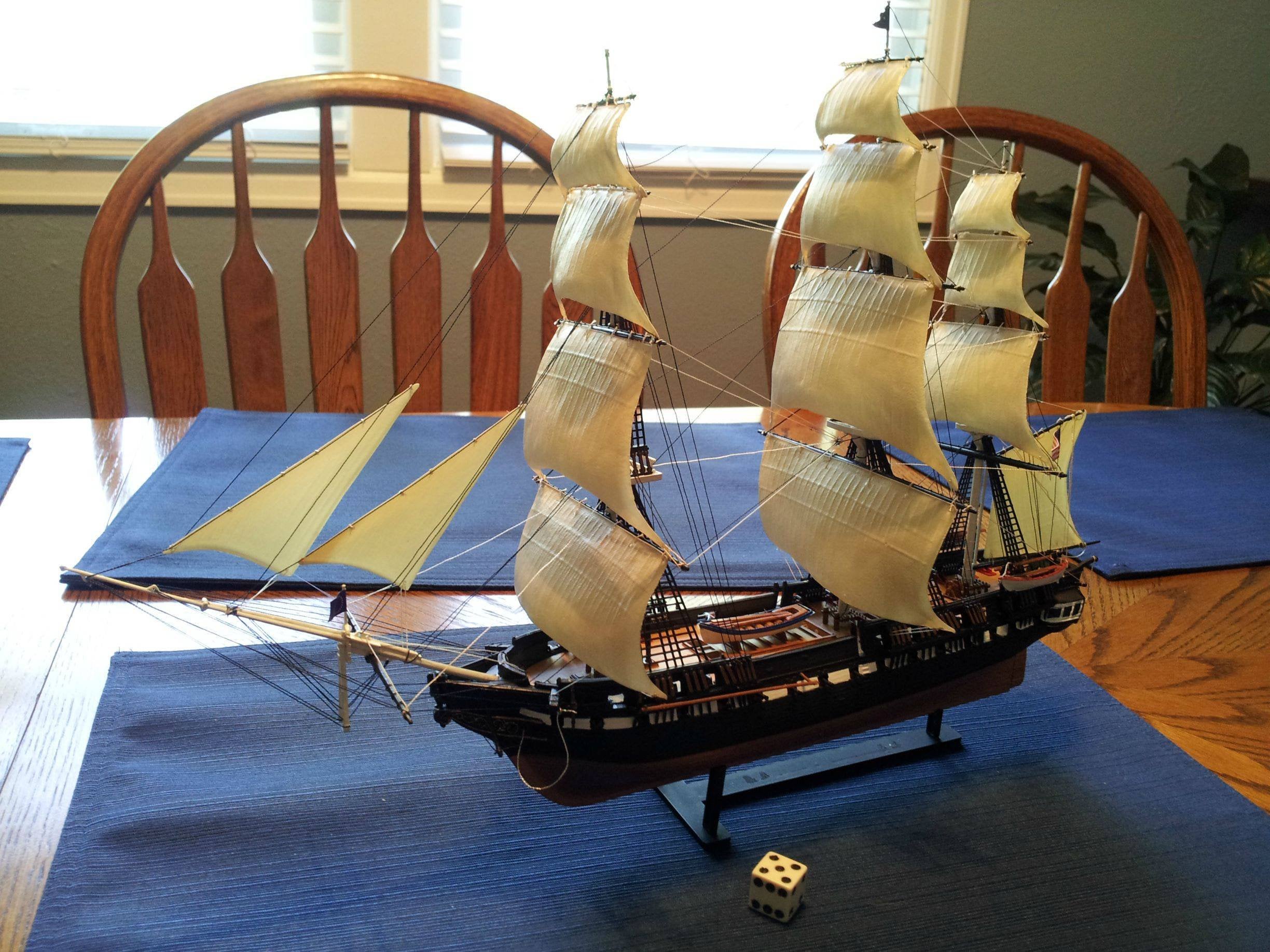 uss constitution model revell