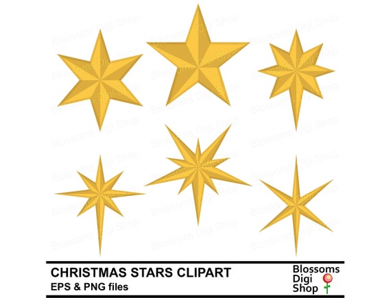 xmas star clipart