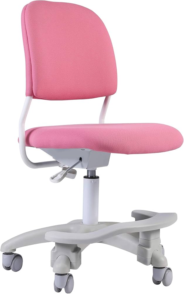 childrens pink desk chair