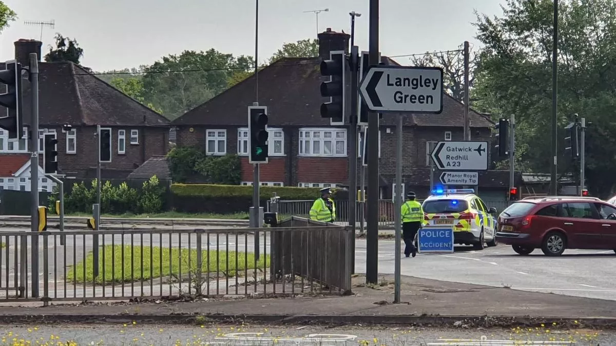 crawley accident today