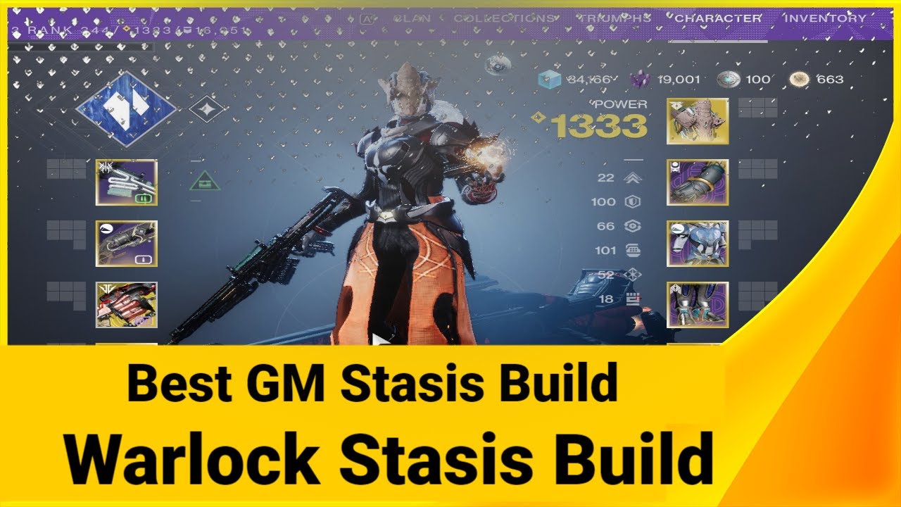 stasis warlock build pve