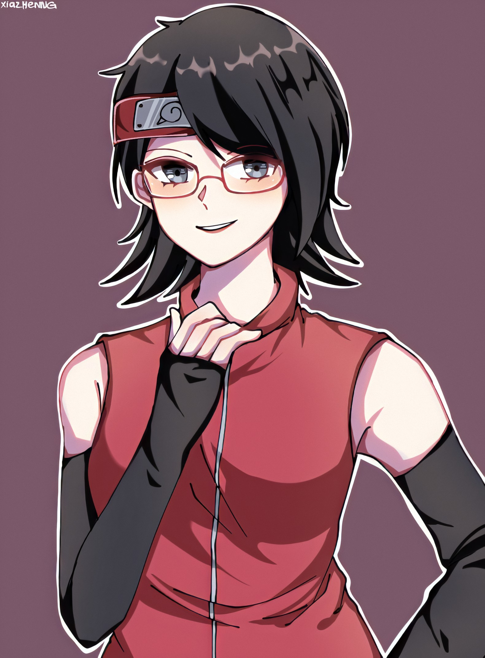 sarada fanart