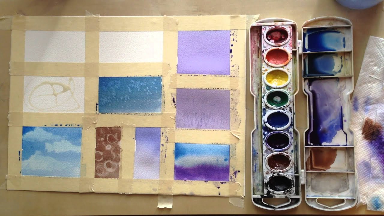 watercolor techniques youtube