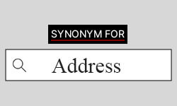 adress synonyms