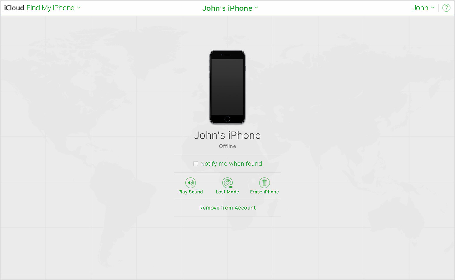 find my iphone on icloud