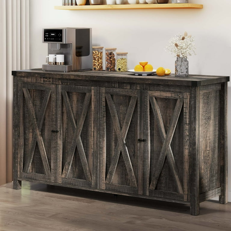 dark gray sideboard