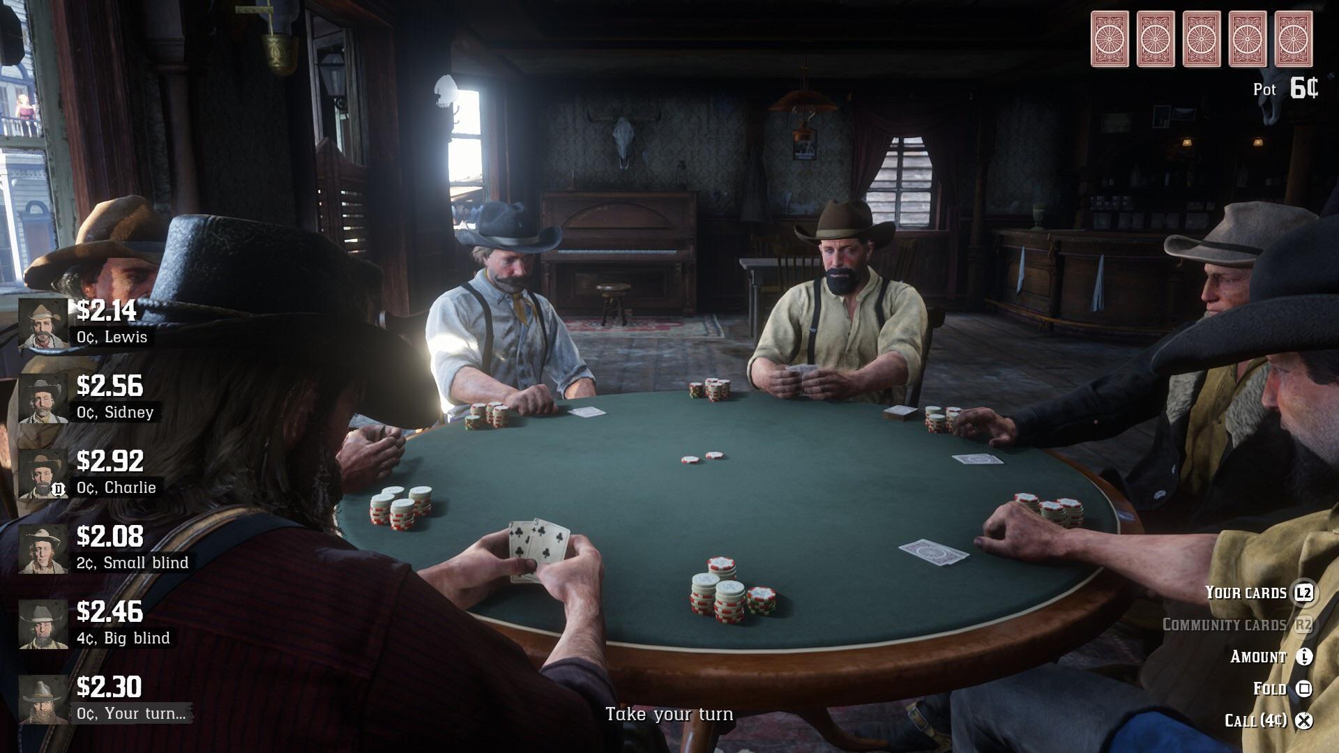 rdr2 poker