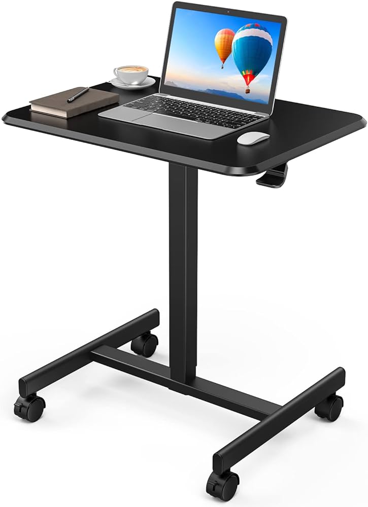 laptop cart on wheels