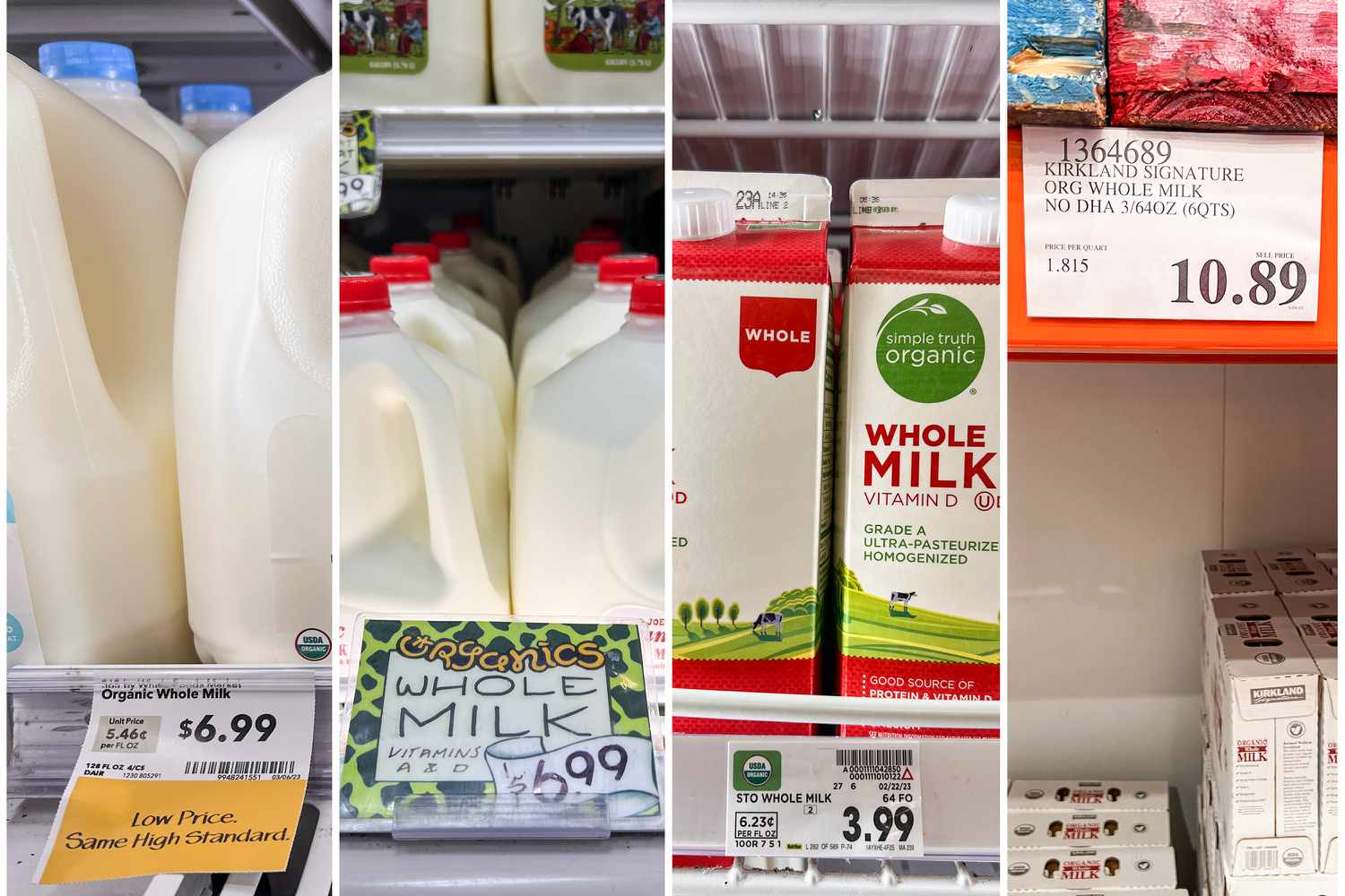 milk price in costco