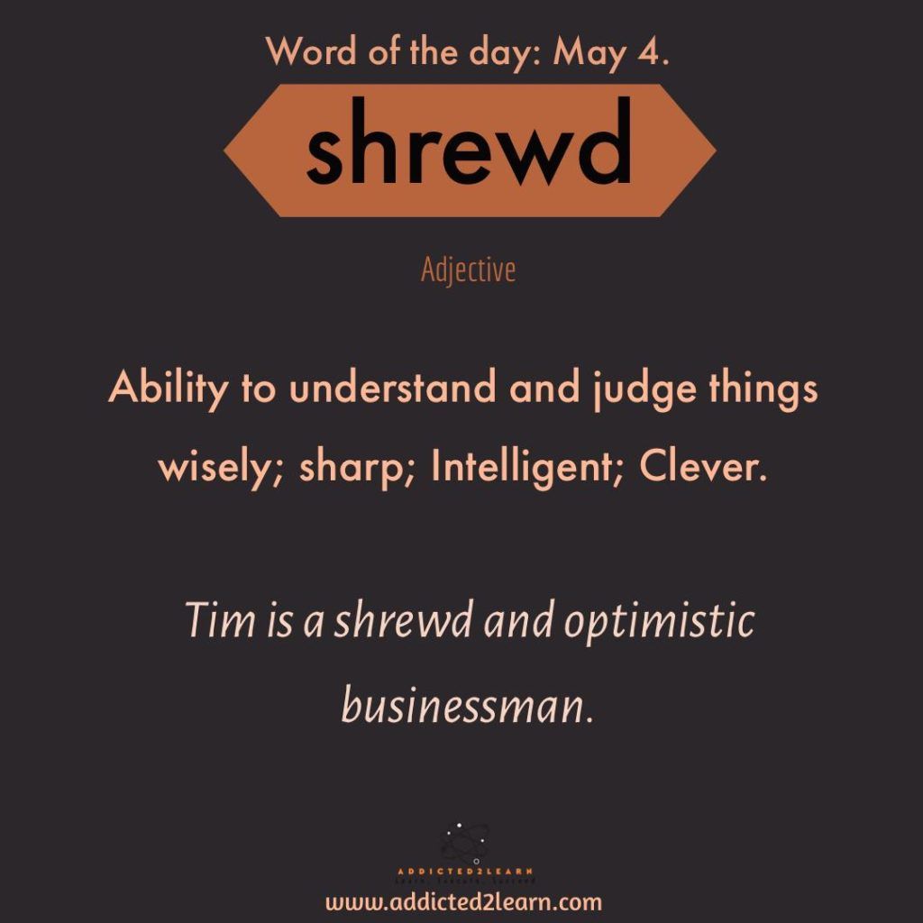 define shrewd