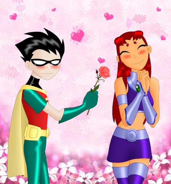 robin x starfire