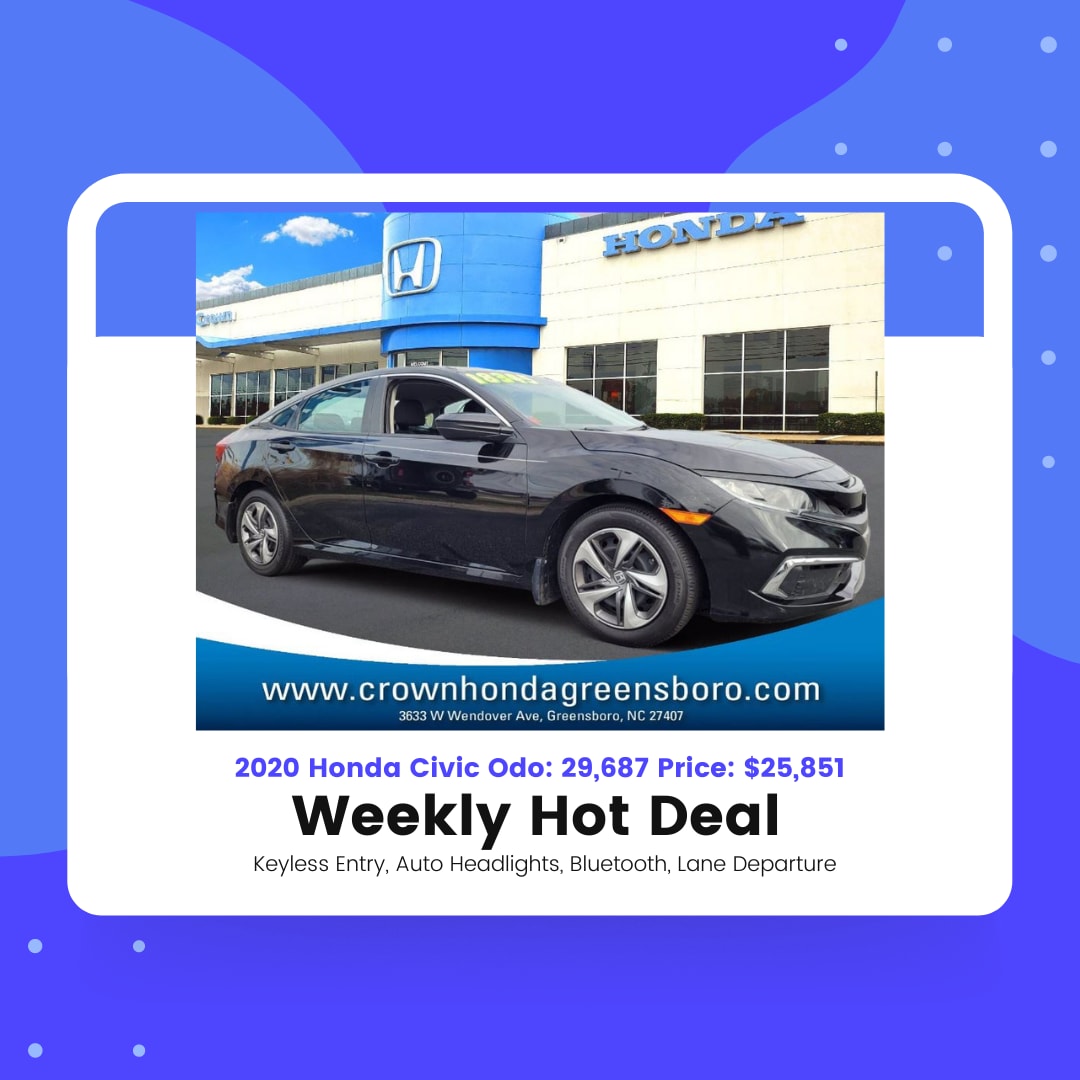 crown honda greensboro cars