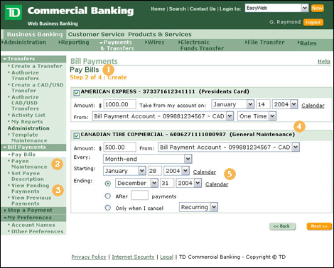 td web business banking