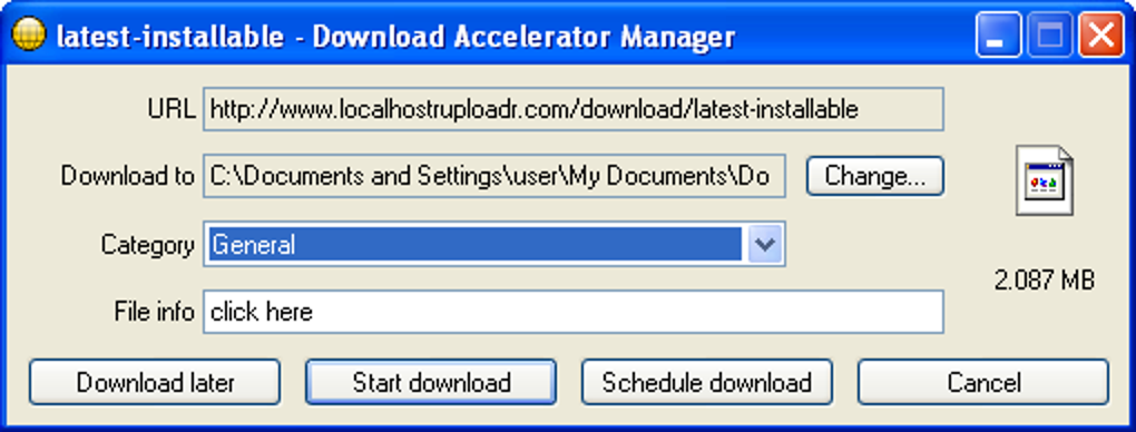 download accelerator manager