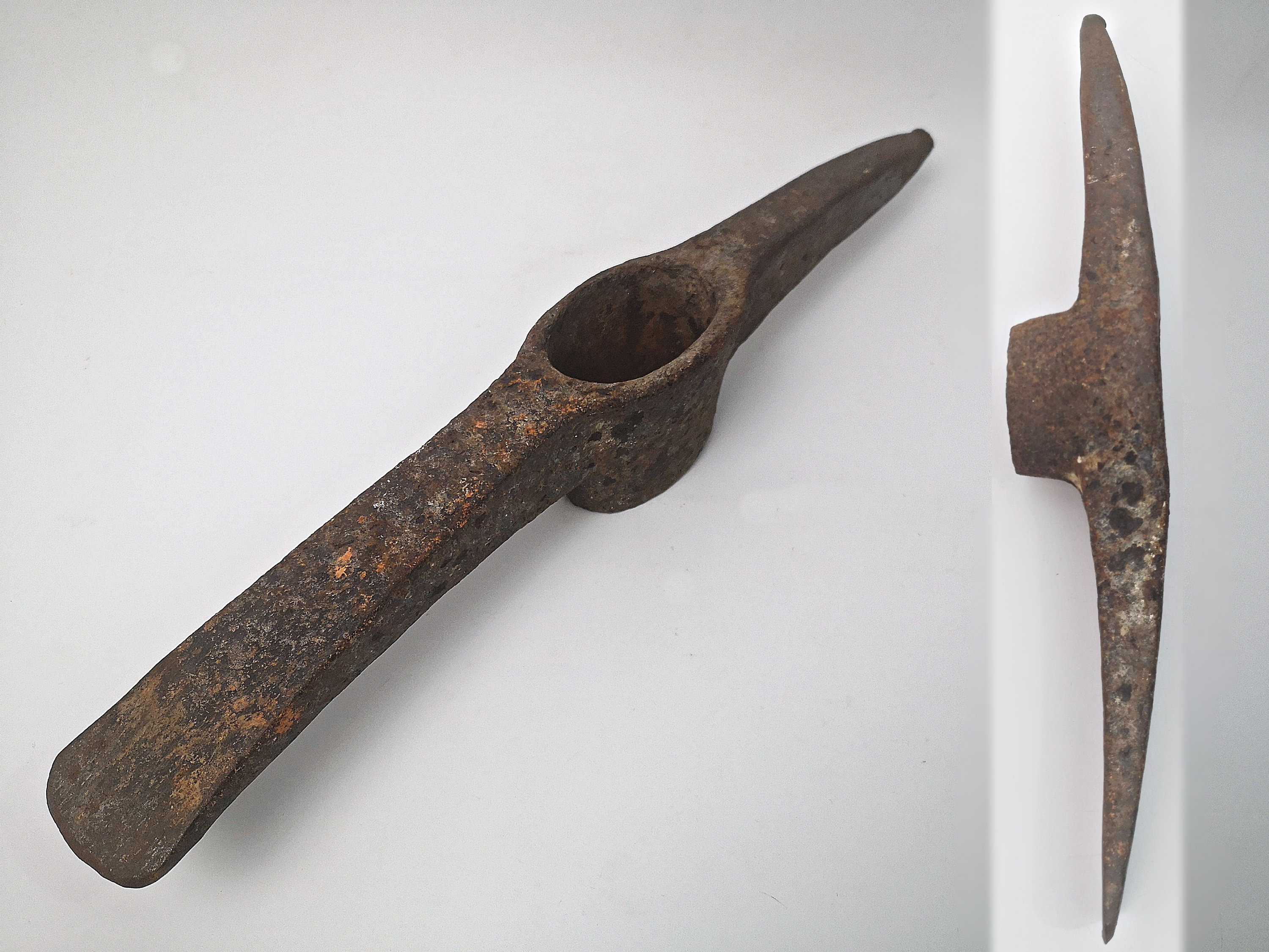 antique pickaxe