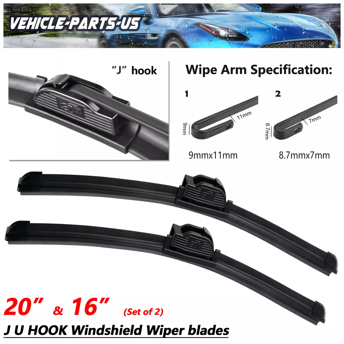 s2000 wiper blade size