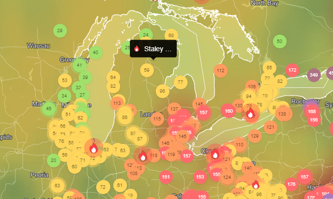 air quality fraser mi