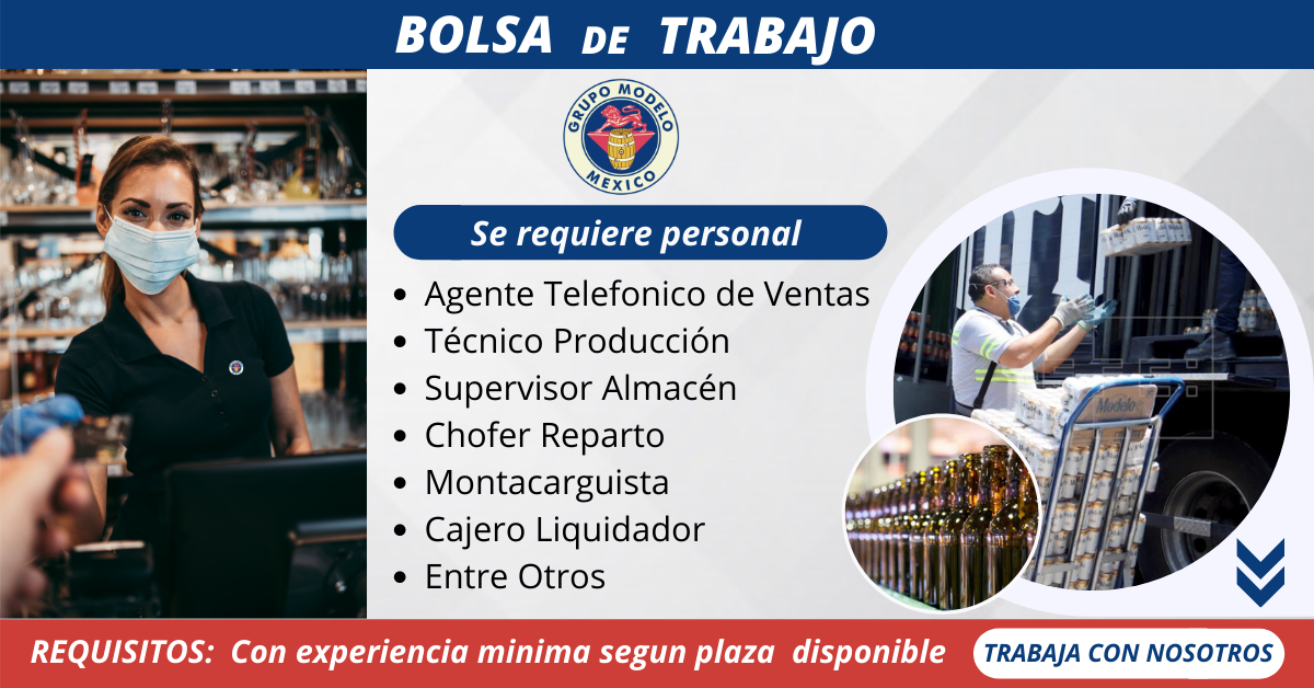 cerveceria modelo guadalajara vacantes