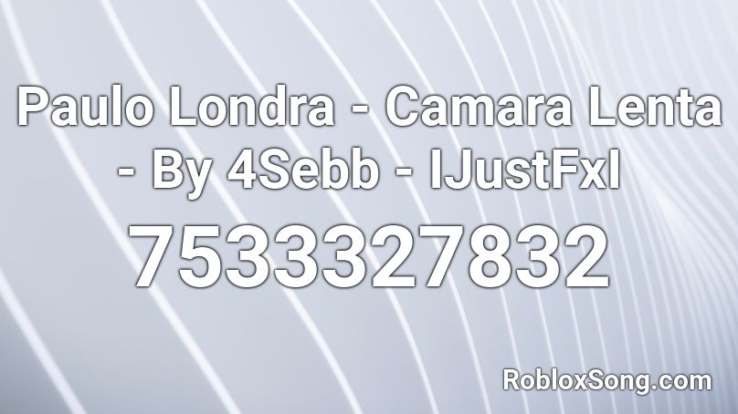 camara lenta id roblox