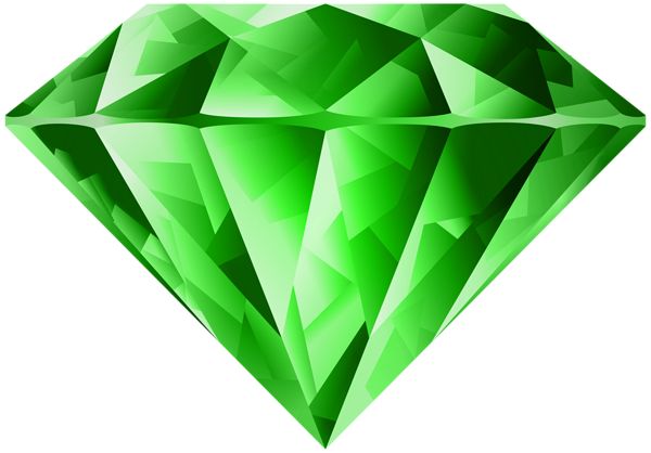 green diamond clipart