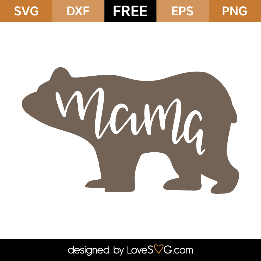 mama bear svg