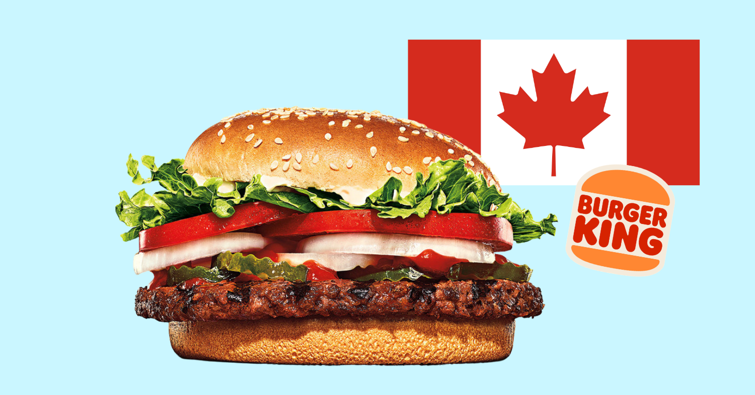 burger king veggie burger canada