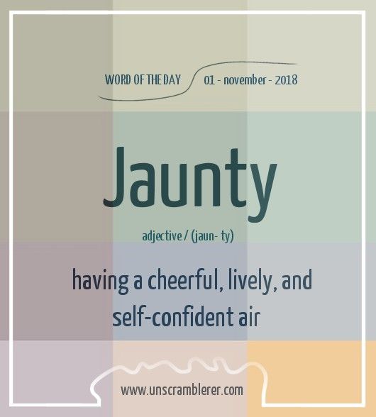 define jaunty