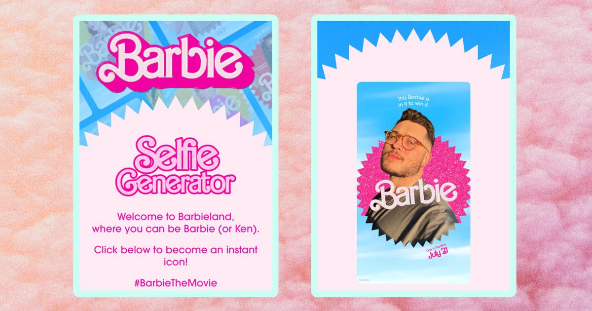 barbie movie poster generator