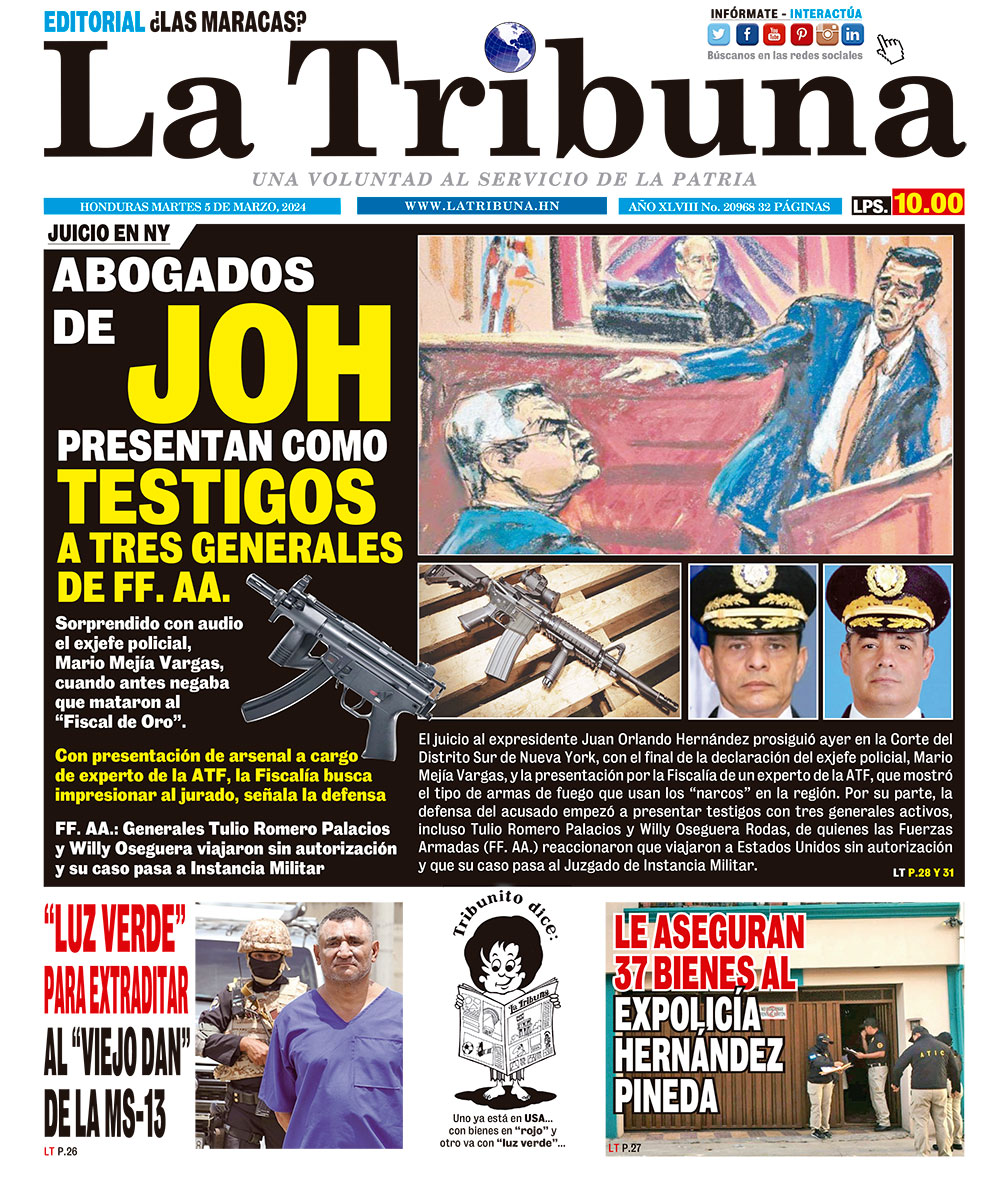 noticias del diario la tribuna de honduras de hoy