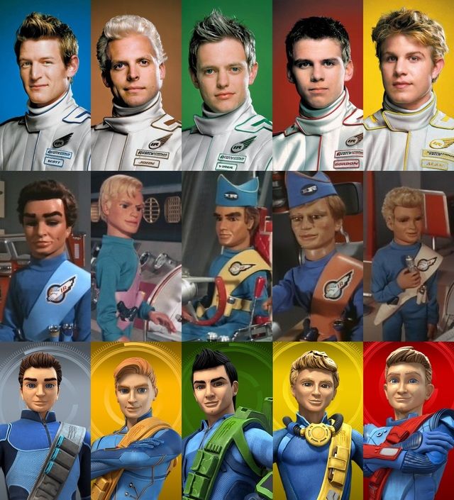 thunderbirds cartoon characters