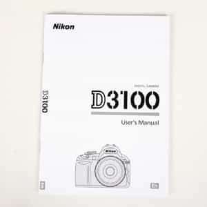 nikon d3100 instruction manual